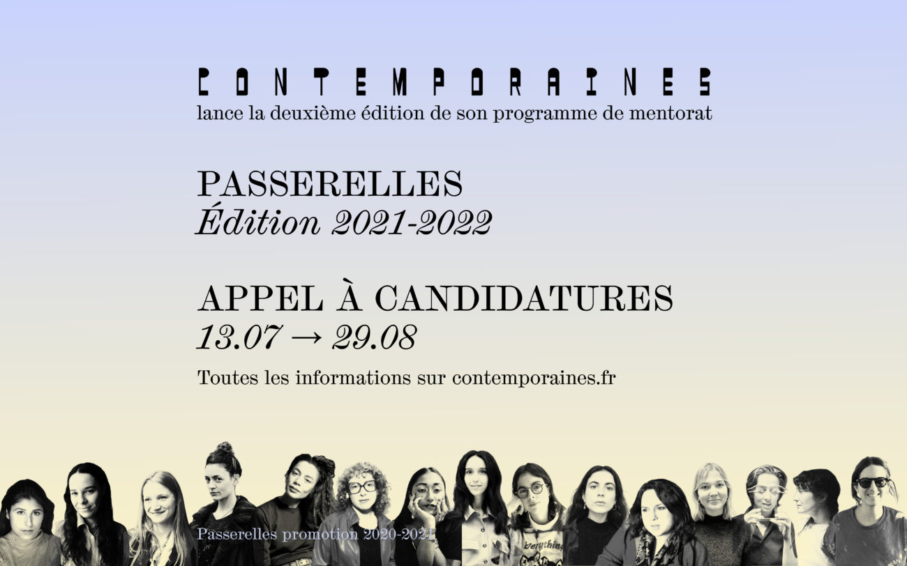 Passerelles — Appel à candidatures Édition 2021-2022 - Contemporaines
